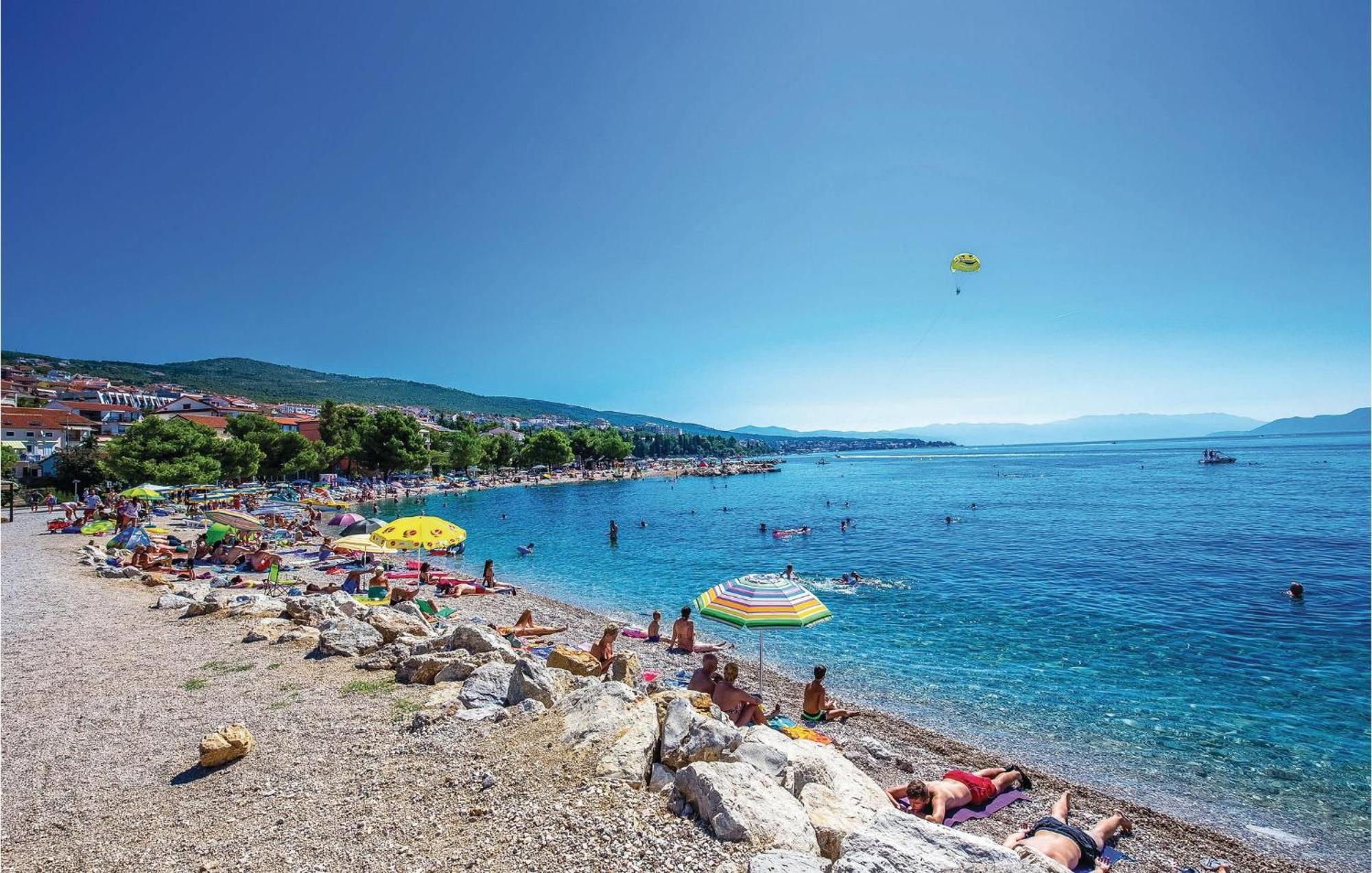 Cozy Apartment In Crikvenica With House Sea View מראה חיצוני תמונה